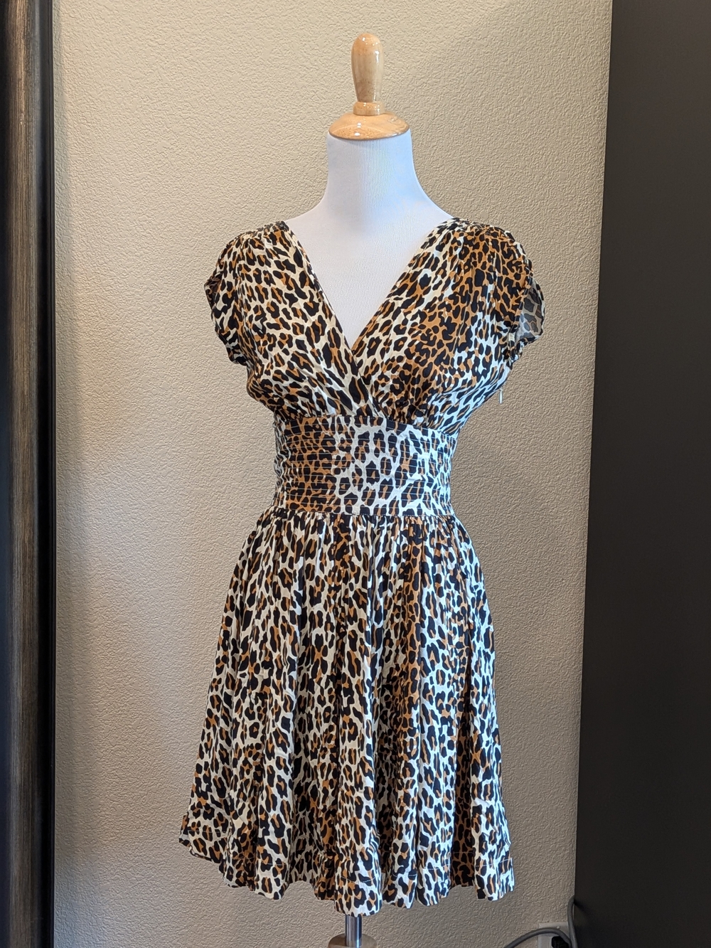 Trashy Diva by Candice Gwinn Leopard Print Dress Size 2
